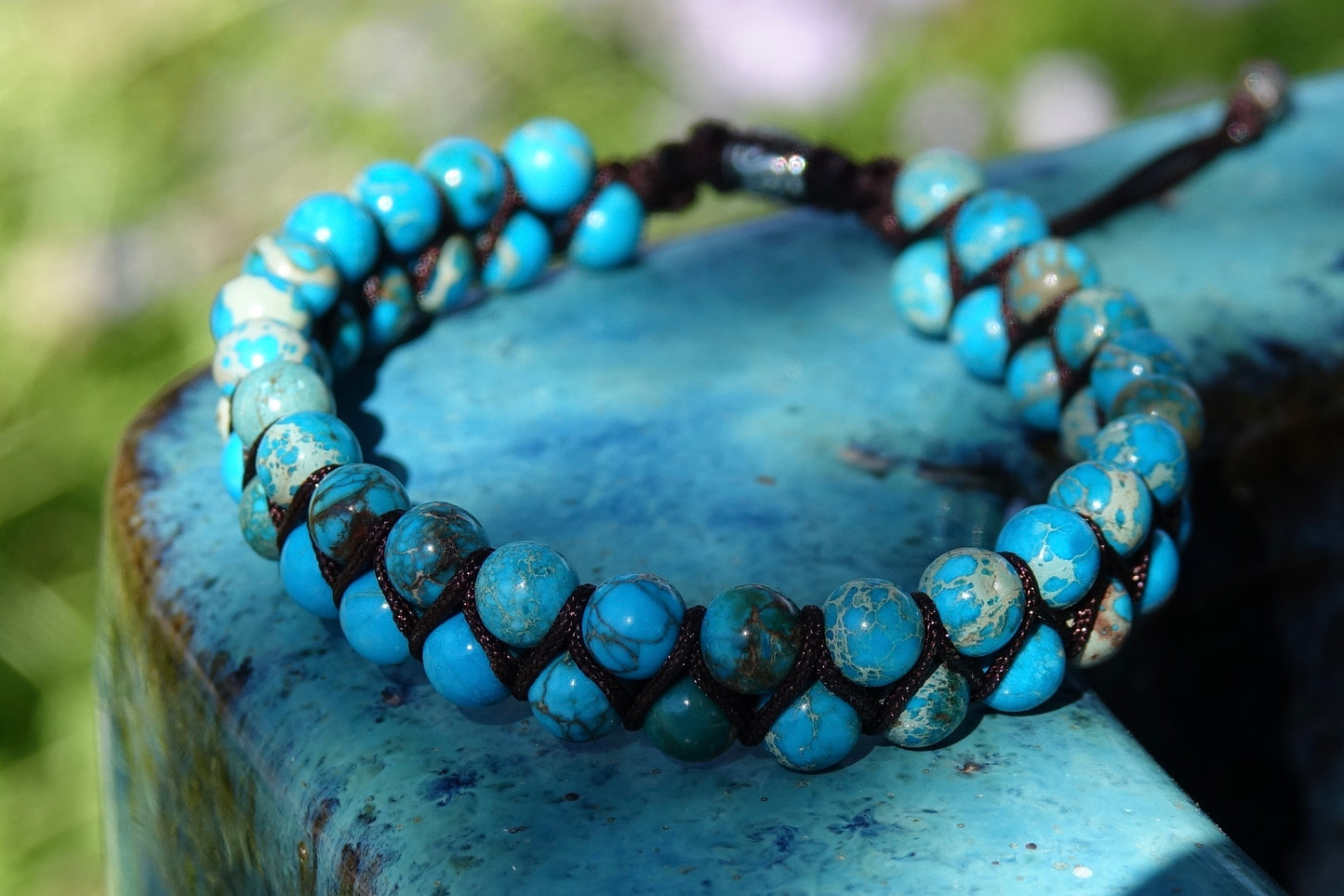 Men's Natural Stone Emperor Jasper