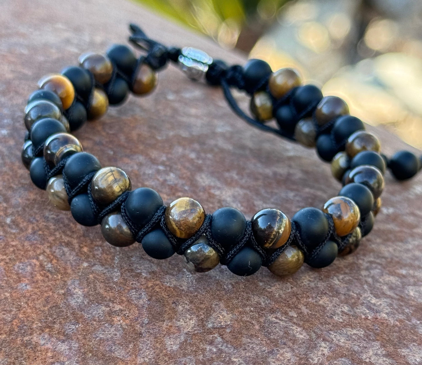 Men's Matte Onyx Tiger Eye Bracelet