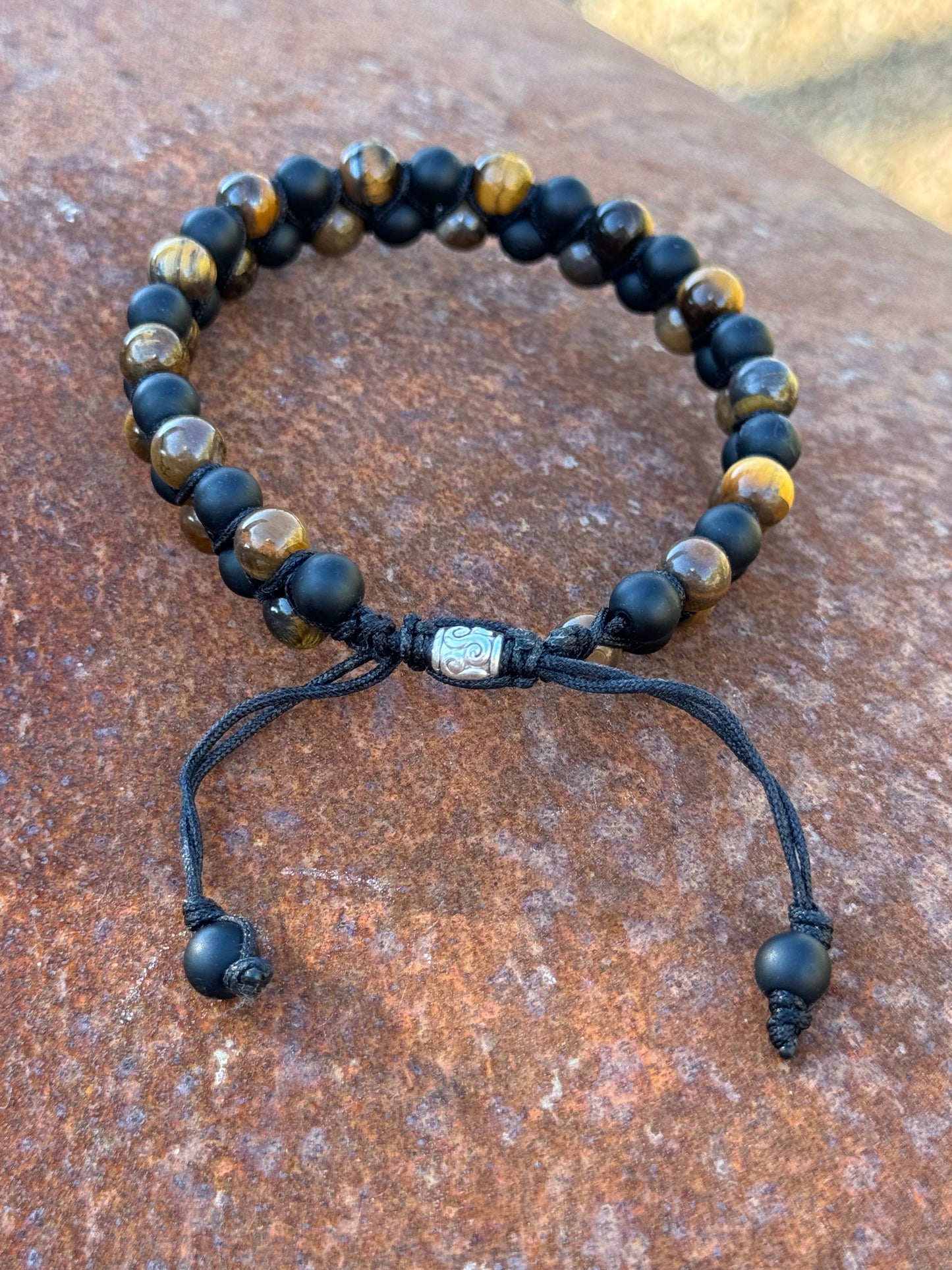 Men's Matte Onyx Tiger Eye Bracelet